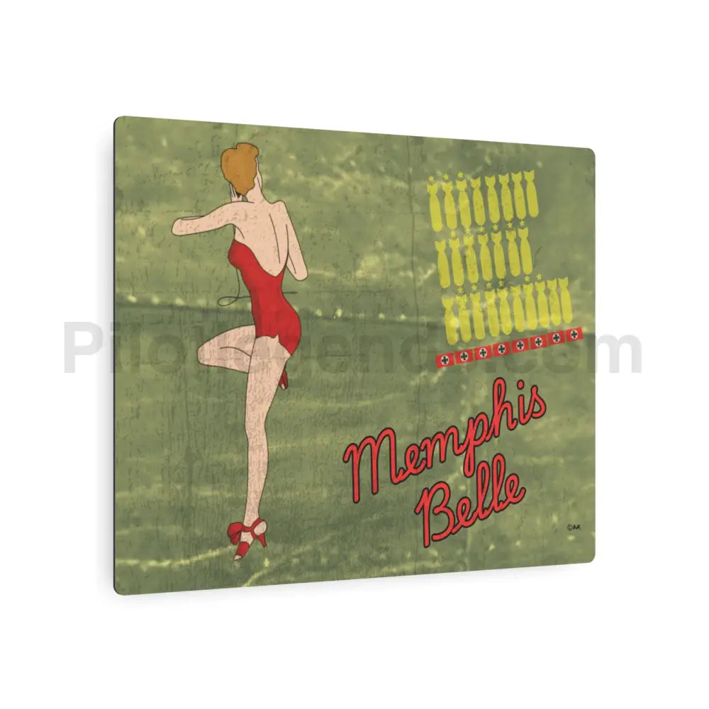 Memphis Belle Wwii Nose Art Metal Sign Home Decor