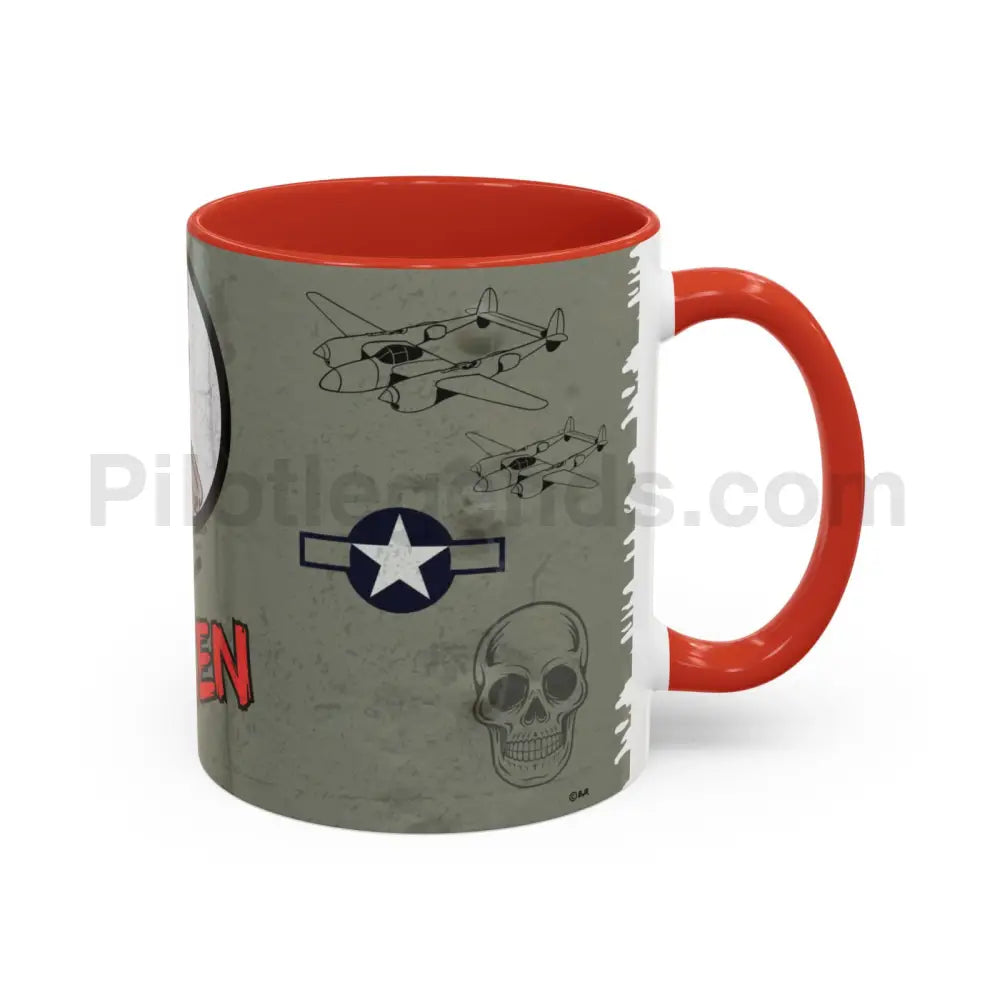 Sky Vixen WWII Nose Art Coffee Cup