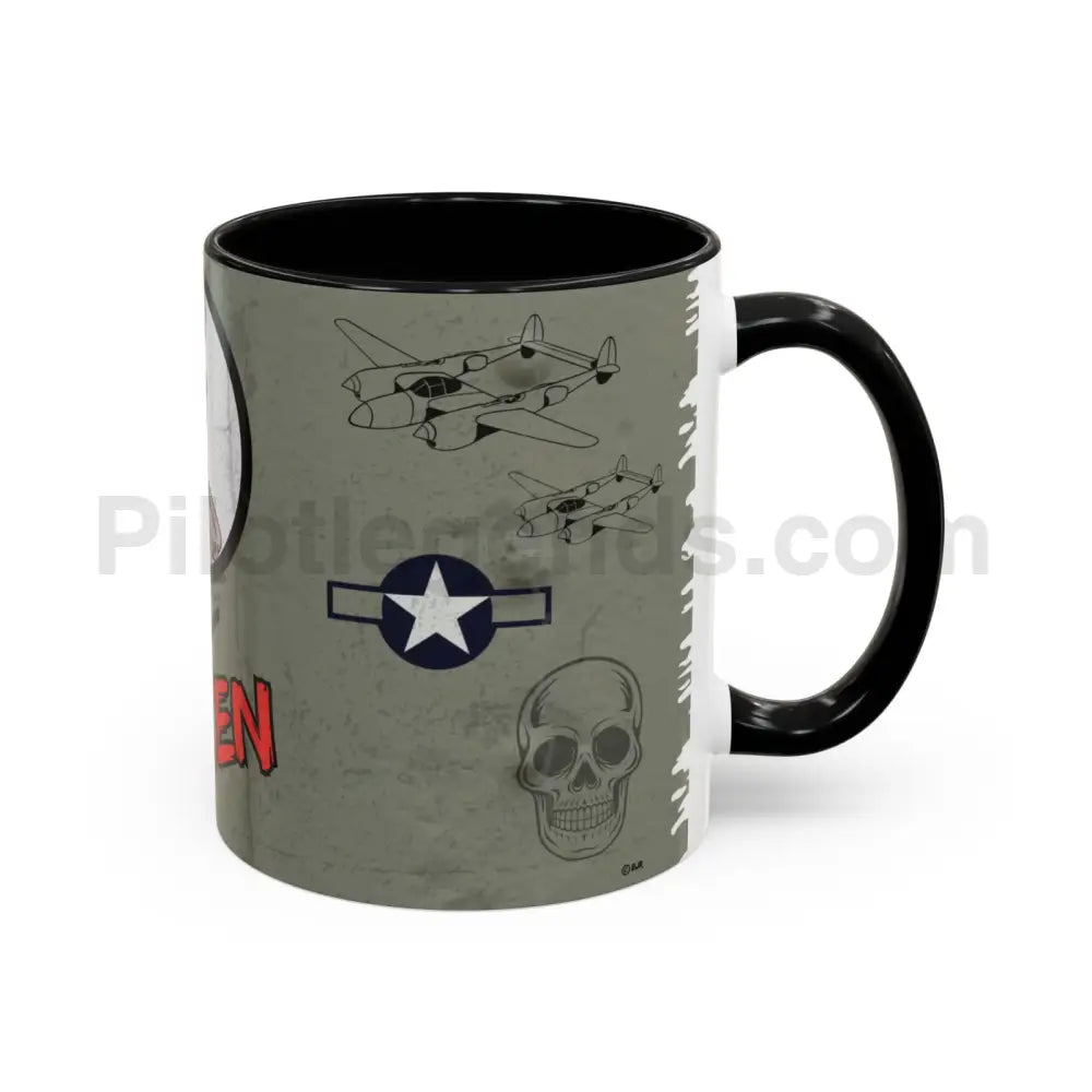 Sky Vixen WWII Nose Art Coffee Cup