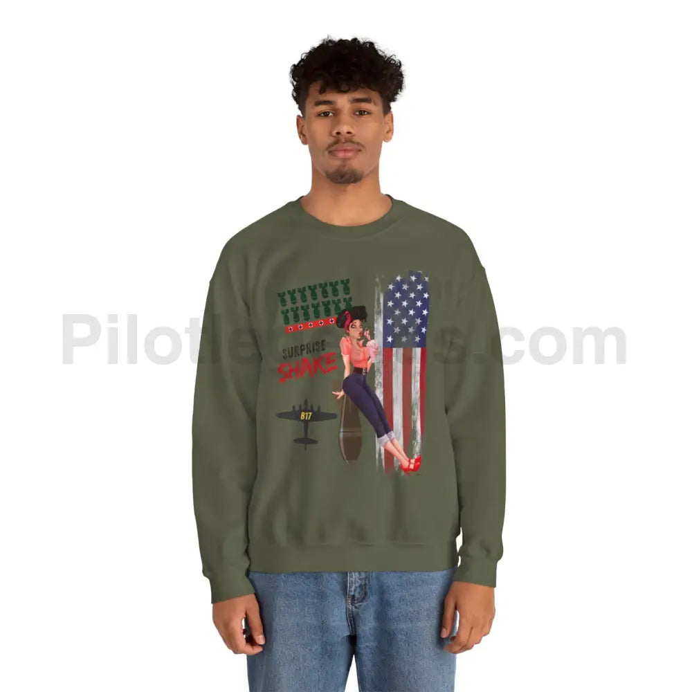 Surprise Shake WWII Nose Art Sweatshirt