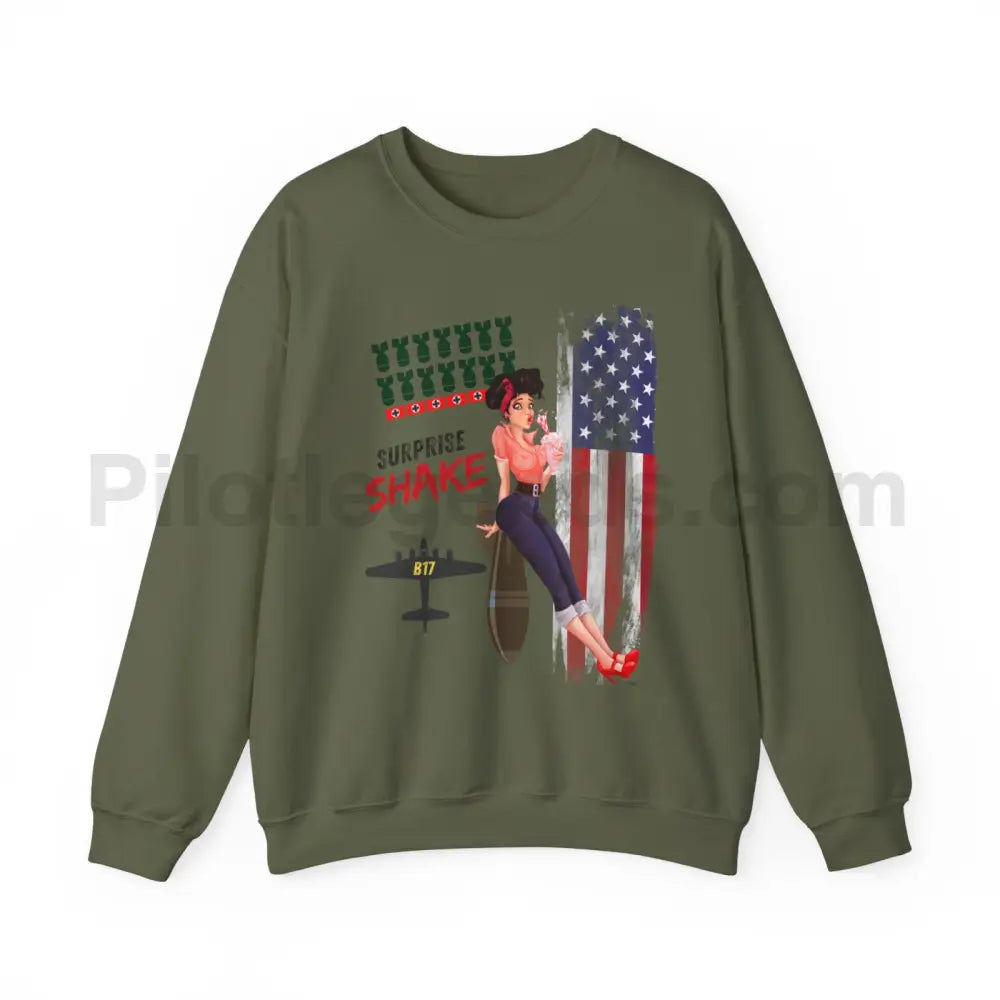 Surprise Shake WWII Nose Art Sweatshirt